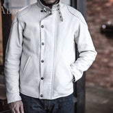 May club -【Addict Clothes】AD-09B SHEEPSKIN ULSTER JACKET - WHITE